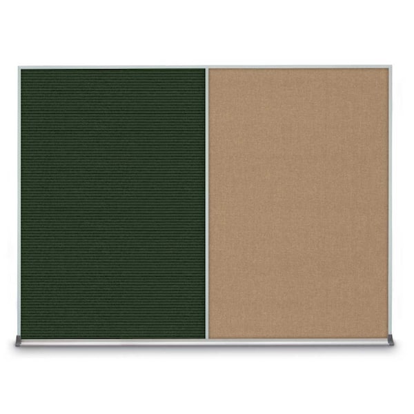 Triple Door Radius Plus Corkboard, 72" x